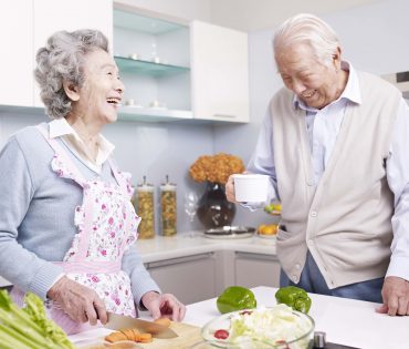 It's comforting for seniors to continue living in familiar surroundings together, rather than being squeezed into elder care facilities, and possibly separated. 